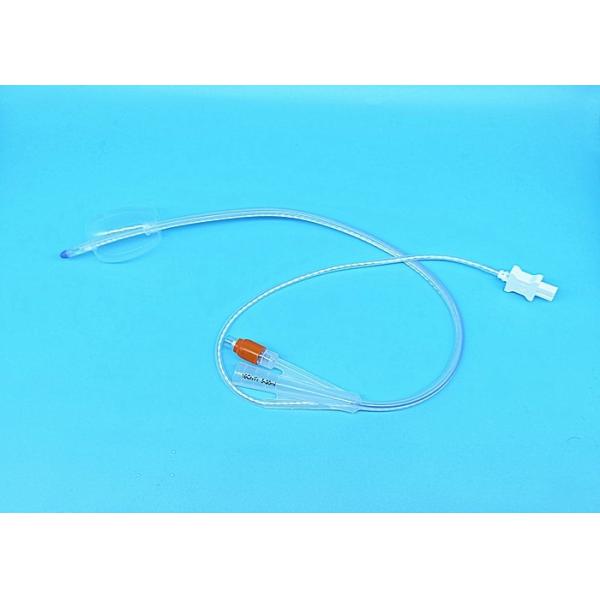 Temperature Sensor Silicone Urinary Catheter Soft And Smooth